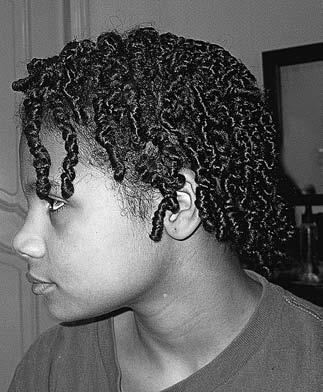 Gorgeous Mariah with her twists undone and lovely clips holding her hair out of her face. Notice how glossy and collected her curls look now. Braids Divide your hair into larger sections.