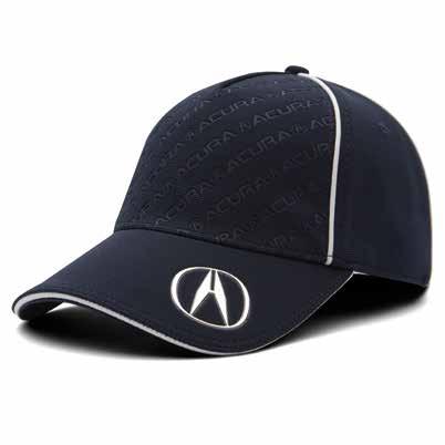 A. B. A. ACURA STRIPE CAP Cotton chino twill with textured fabric on the crown. Acura logo embroidered on front.
