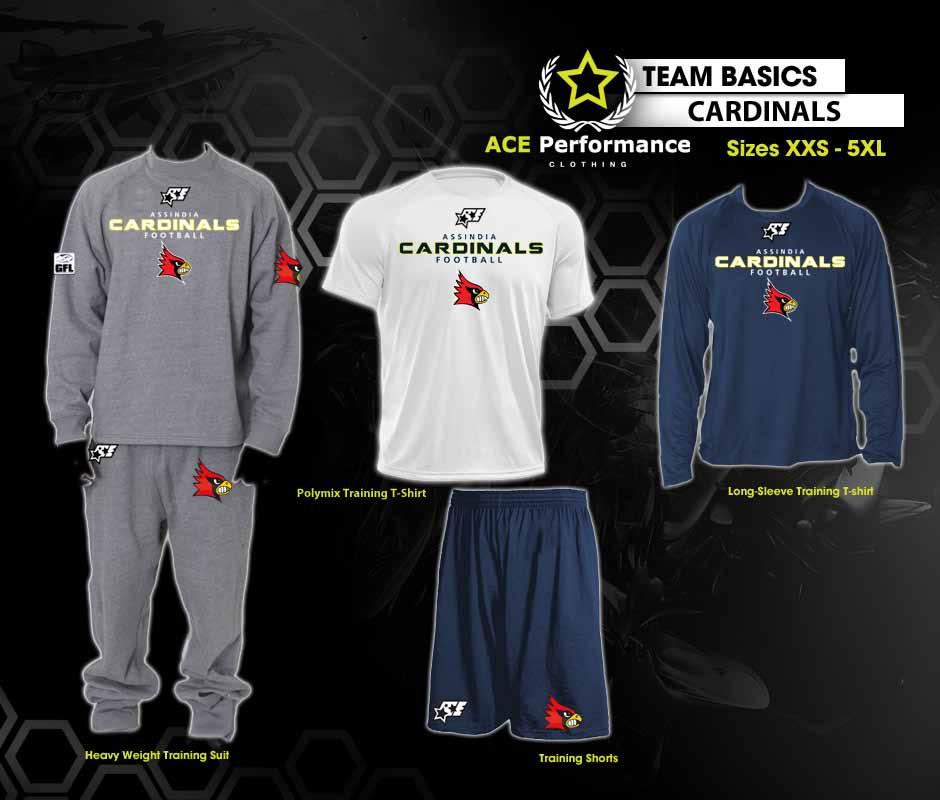 PLAYERS BASICS PACKAGE 2: 1 Heavy weight Cotton Training Suit 99.90 1 Polyester Mix Gameday T-Shirt 34.90 1 Team Training Long Sleeve 29.