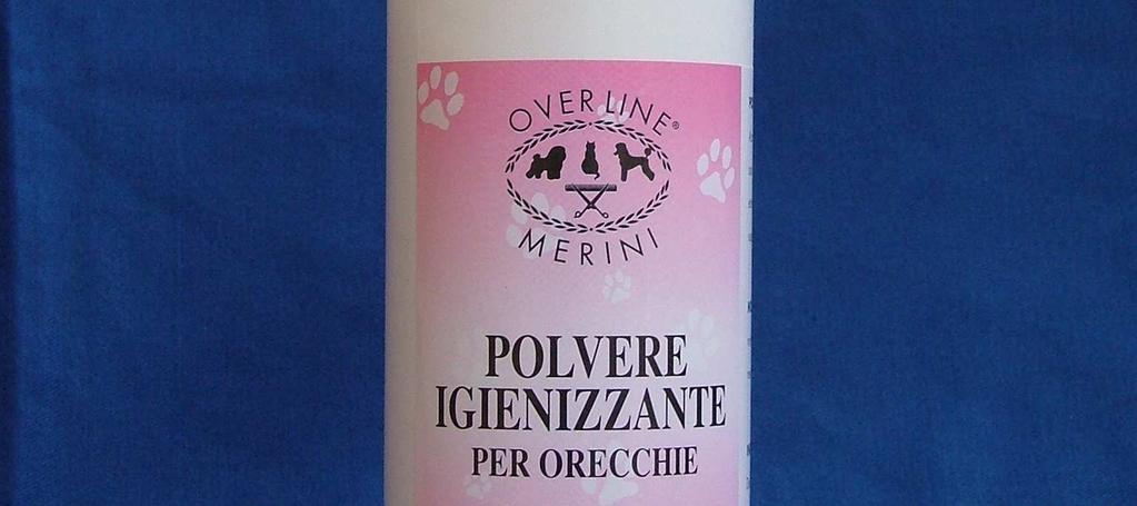 POWDER IGIENIZZANTE FOR EARS 3 grams 30 grams 3,50 9,40 Cleaning up action