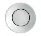 Washbasin 25 13/64 640 x 420 mm Countertop recessed oval washbasin. Complete with ceramic drain.