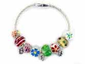 Theme w/glass Bead - Flower AB5818-SMX $ 66