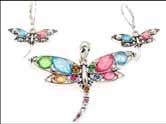 54 Color Stone Pendant - Dragonfly