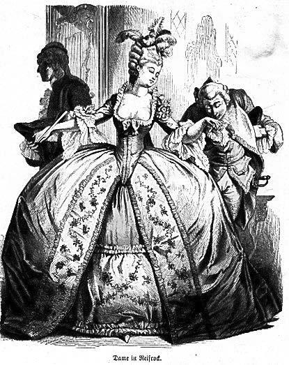 Scandalous Satins To present women in sack-backed gowns also known as the robe à la française was by no means an unusual choice for a production of Sheridan.