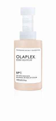 NOW AVAILABLE AT NORTH STAR! Olaplex is free of silicone, sulfates, phthalates, DEA, aldehydes, and is never tested on animals. Olaplex reconnects broken disulfi de sulfur bonds in the hair.