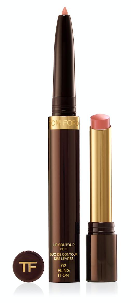 LIP CONTOUR DUO TOM FORD INNOVATION MEETS LIP ARTISTRY WITH A DUAL LIP COLOR AND SHAPING TOOL.