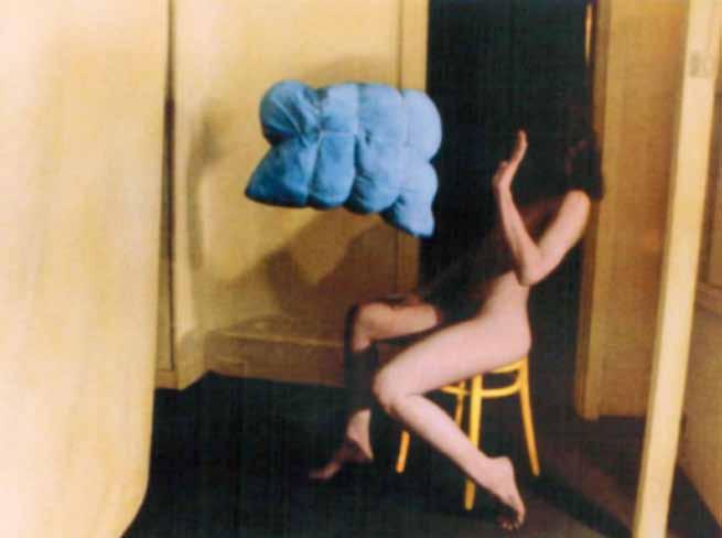 Blaue Wolke, 1979 Gloria Friedmann selportrait