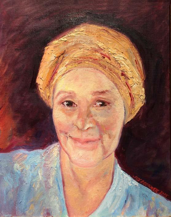 This is the first portrait I ve painted in 26-27 years. She said she looks like she looked 20 years ago. We met in about 1990 when I chose to pursue sculpture over painting.