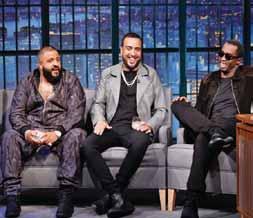 DJ Khaled, French Montana, Sean Diddy Combs Thabo Sefolosha Benz Kirzhner PHOTOS: DESIGNERS: COURTESY OF BRANDS; SEFOLOSHA: COURTESY; WIGGINS: COURTESY OF ADIDAS; DJ KHALED: COURTESY OF NBC; BOWIE: