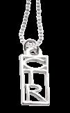 box chain Eternity Necklace JNL046 silver