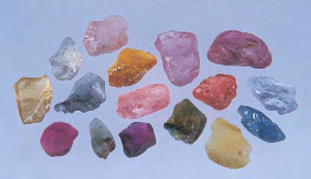 Figure 12. Sapphires are being mined from several deposits in the Ilakaka region of southern Madagascar. At Manombo Voavoa, dozens of pits were seen on the south bank of the Andongoza River.