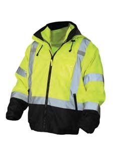 Waterproof 1) Full Jacket - Jacket and inner liner 2) Full jacket & fleece vest 3) Full jacket -