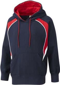 GXHOT01 GXHOT02 THE SCHOOL SPORTSWEAR SOLUTION GXHOT01 HOODED TOP UNISEX TUNDRA 65% POLYESTER 35% COTTON 330GSM