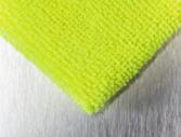 Best cleaning properties either wet or dry. absolutely lint-free size: 40x40 cm 280 g/sqm Microfiber Cloth yellow Art. no. 71220005 p. u. 5 pcs. Art. no. 71220025 p. u. 25 pcs. Art. no. 71220100 p. u. 100 pcs.