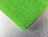 Fine microfibers mechanically remove dirt particles from virtually any Microfiber Cloth green Art. no. 71230005 p. u. 5 pcs. Art. no. 71230025 p. u. 25 pcs. Art. no. 71230100 p. u. 100 pcs.