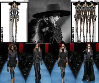 Following the celebrated leather warrior jacket Dsquared2 created for Beyoncé s electrifying Super Bowl performance earlier this year, the opening look for the Formation World Tour embodies Dsquared2