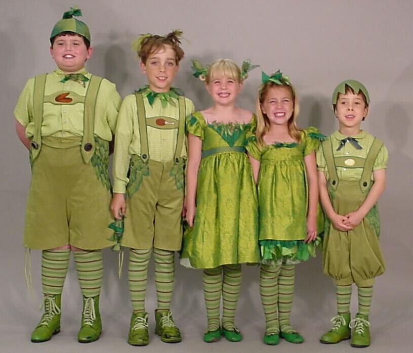 Papageni Children - Supers Papageni Girls Two Green Empire Waist Dresses with Feathers at the Bodice and Underskirt Long Green Socks and Green Shorts or Green Leggings