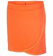 88 G8655 99 MAXINE Feminine skort with overlap slit and a subtle piping.