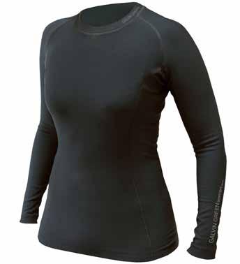 BASE LAYER SKINTIGHT ELENA Using the ultimate in thermal technology, this ladies SKINTIGHT Thermal long sleeve mock collar with zipper. This top is the perfect base layer for cold weather conditions.