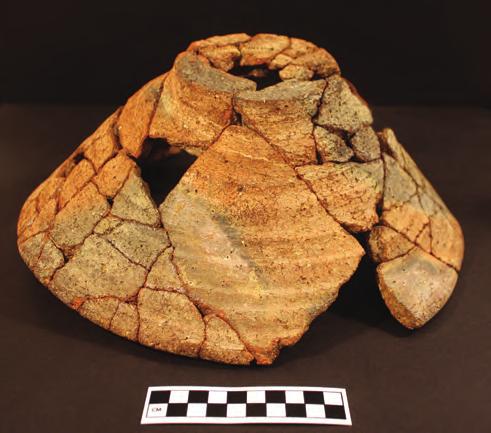 Associated with this pottery-production complex, but not discussed with the Late Bronze Age Egyptian ceramic forms mentioned earlier, are a group of large straining bowls, most of which are