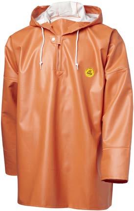 SMOCK STANDARD Wide hood with draw cord Button closing