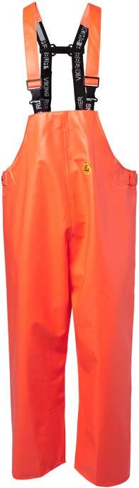 makes the bib trousers reversible Double welded in critical areas  HV-ORANGE 223026-209-H3 SIZE S-3XL (Size chart: B) REINFORCED BIB
