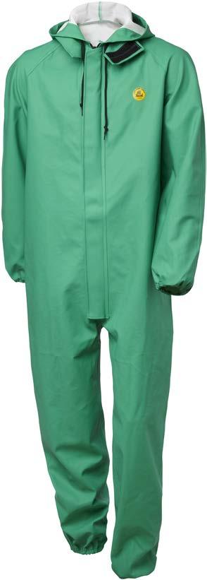 RAINWEAR BOILER SUIT Hood with draw cord For work with chemicals Storm