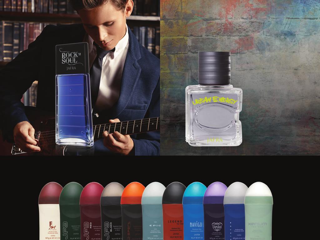 Rock on Compliment his confidence. Feel the rush Match his energetic vibe. ROCK N SOUL $24 Retail Value: $30 20201 Rock N Soul EDT 1.7 fl. oz.