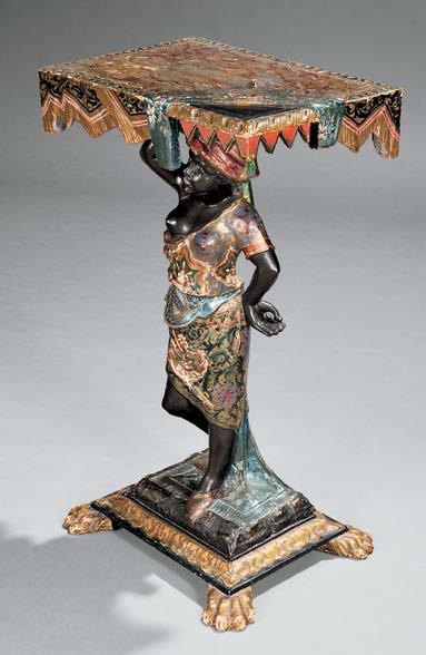 578 Franz Bergman Austrian Cold-painted Bronze Figure of a Bedouin Man Abducting a Woman, early 20th century, cast as a man with a rifle slung over his shoulder lifting a woman off the ground by her