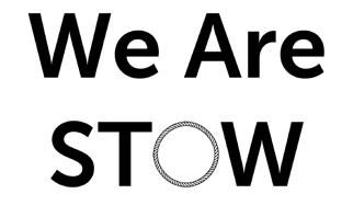 We Are Stow logo trial and error. The process.