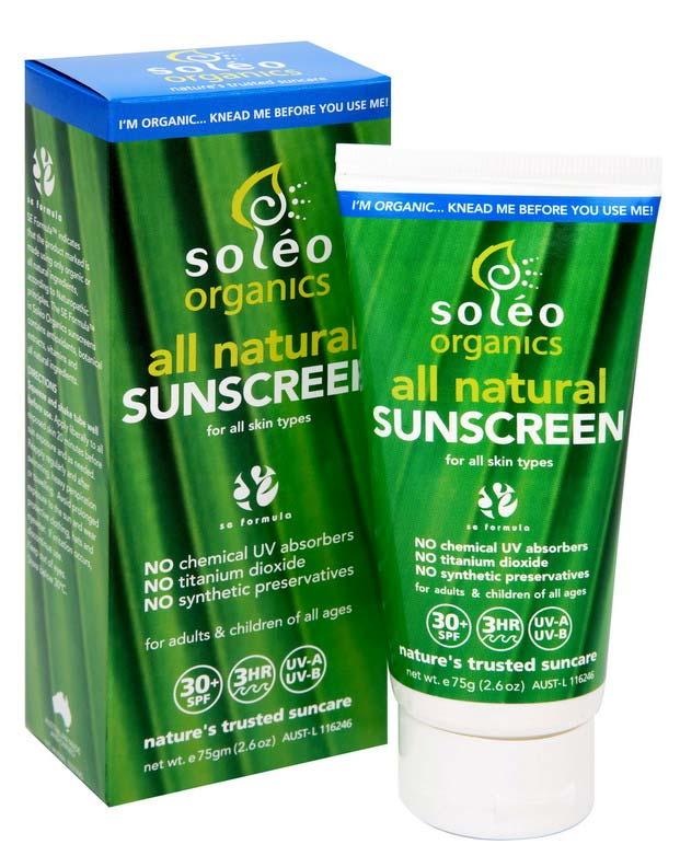 au Skin Elements Soléo Organic Sunscreen New!