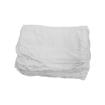 New White Huck Towels 100% cotton Low lint Washing will increase water absorbency Average size 16" x 25" 552-10 New White Huck Towels White 10 pound case 552-25 New White Huck Towels White 25 pound