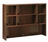 PISA HOME OFFICE IN WALNUT CANALETTO-ZEBRANO HIGH GLOSS COMPOSITION EXAMPLES: CREDENZA HUTCH W. 180 PJPI0750CN With wireway FILE CABINET HUTCH W.