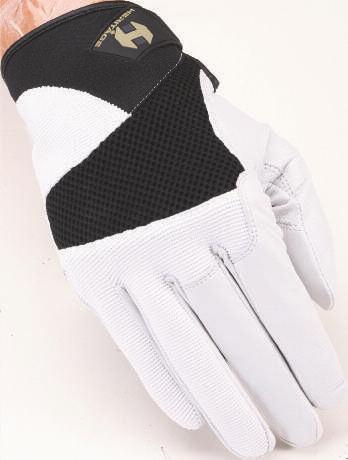 The left hand glove is designed with special reinforcement for the reins and the right hand glove is reinforced for the mallet to increase your grip and durability.