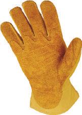 Made of supple and strong genuine nappa cow leather. ROUGH SUEDE OUT PALM PROVIDES EXCELLENT GRIP LEATHER PALM ERGONOMICALLY SHAPED 2ND LAYER SUEDE LEATHER PALM INCREASES THE WEAR LIFE OF THE GLOVE.