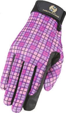Soft and breathable fabrics, and durable palm material make this an excellent choice riding glove for all year around.