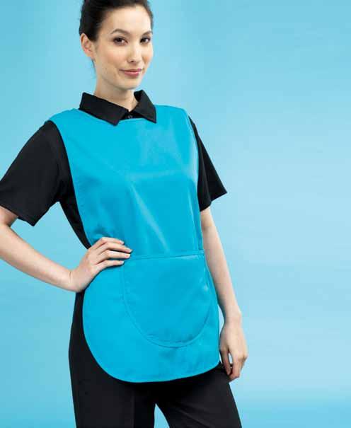 Tabards IN A CASCADE OF COLOUR Ladies pocket tabard CODE: PR7 Tabard with pocket, colour matched bias