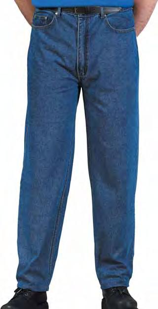 Safari Stone washed jeans. Two side pockets. Zip fly fastening.