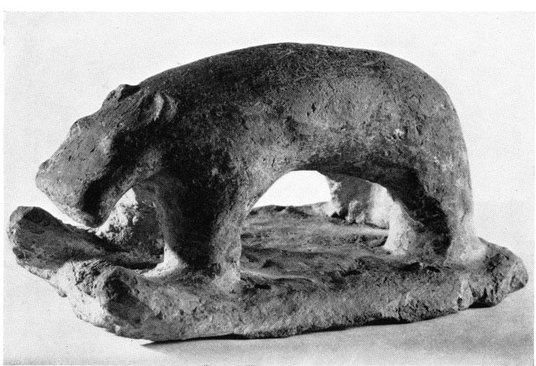 BULLETIN OF THE MUSEUM OF FINE ARTS XLVI, 65 Fig. 1. Hippopotamus, pottery Early Predynastic Gift of Mrs.