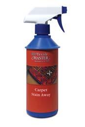 STAIN REMOVER PRODUCTS SOS CARPET STAIN REMOVER KIT This kit contains 3 products for removing any stains from all rugs and fitted carpets. Extremely effective on new and old stains.