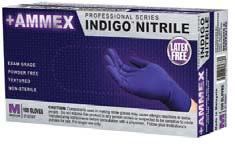 Nitrile gloves have three times the puncture resistance of comparable latex or vinyl gloves.