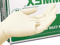 Gloves A micro-roughened surface assures an excellent wet or dry grip.