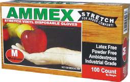 GPX3 Pow der Free, Vinyl Gloves GPX3 industrial vinyl gloves are produced utilizing
