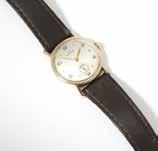 234 A gent's Omega gold wristwatch Circular silvered dial with Arabic hour numerals and minute/seconds track, subseconds, attached to a 17 jewel manual-wind movement, Cal 178, No: 9936111, within a