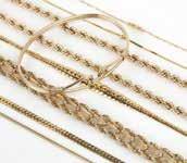 Your bid indicates 270 A group of eight gold chain necklaces Including three 18K gold rope chains