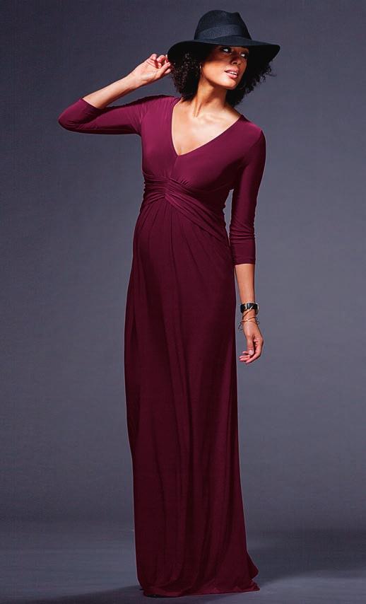 THE PREGNANCY STYLE BOOK AW14 Leigh Maternity Maxi (DR231) $249 P F