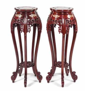 $200-400 195* A Set of Four Ming Style Side Chairs, having