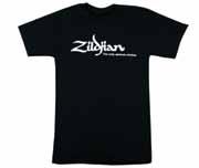 olive green T with outlined Zildjian logo