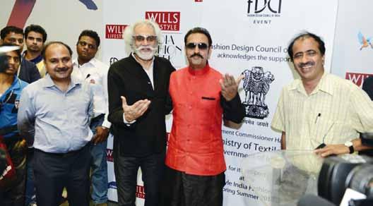 Celebrity status Bad Man returns Introduction: Making a surprise entry at the WIFW 2014 was Bollywood actor, Gulshan Grover.