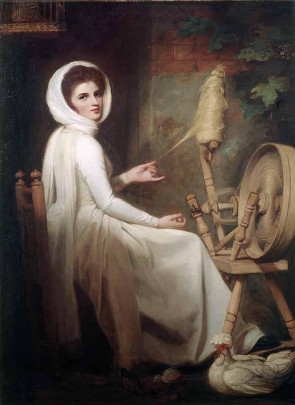 [ 192 ] George Romney, The Spinstress: Lady